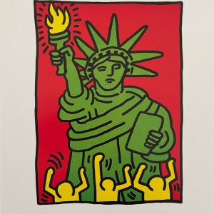 (d'après)HARING Keith (1958 - 1990)  